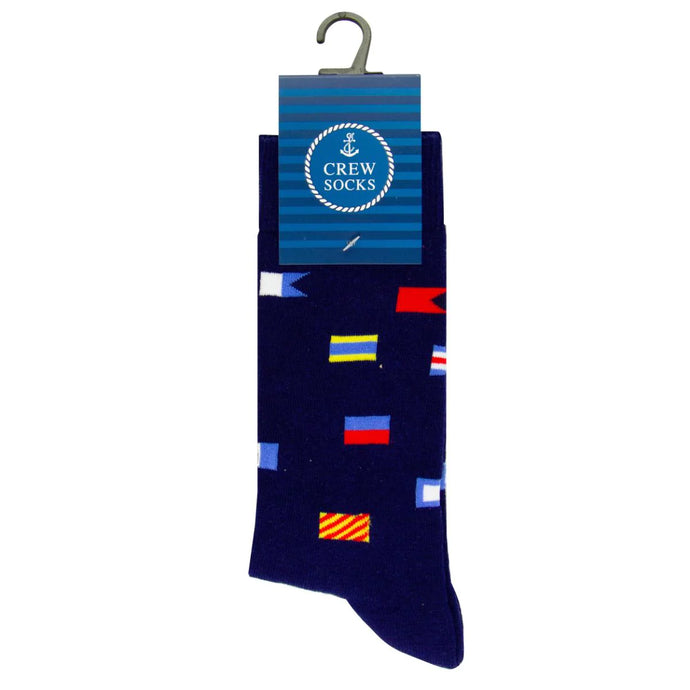 Nauticalia Crew Socks (Code Flags)