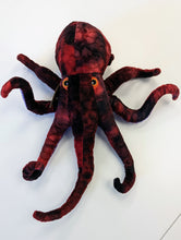 Octopus Plushie - 17" red/purple
