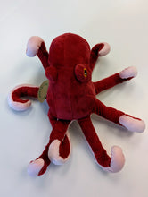 Octopus Plushie - 12" red