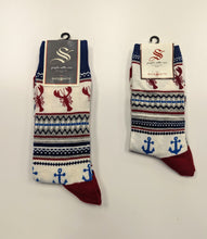 LOBSTER FAIR ISLE SOCKS